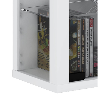 Artikelbild 2 für VCM my home Vitrosa Maxi Vitrine weiß 8 Fachböden mit Beleuchtung, Artikelnummer 780977