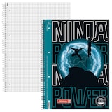 Artikelbild 1 für BRUNNEN Collegeblock Ninja Power Lineatur 28 kariert DIN A4 Innen- und Außenrand, 1 Block, Artikelnummer 263909