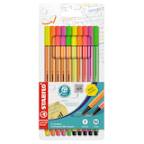 Artikelbild 1 für STABILO point 88 und pen 68 Malset farbsortiert, 10 St., Artikelnummer 744633