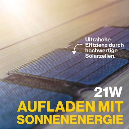 Artikelbild 8 für Aqiila® Sunbird P21 Solarladegerät schwarz, 21 W, Artikelnummer 534006