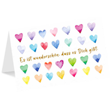 Artikelbild 1 für LUMA Grußkarte Es ist wunderschön, dass es Dich gibt. LU2762 DIN B6, 1 St., Artikelnummer 767366