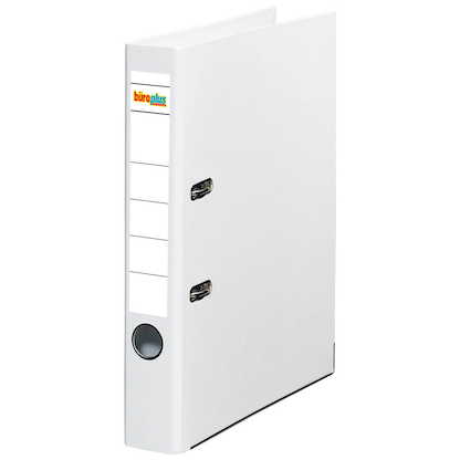 Artikelbild für büroplus Ordner weiß Kunststoff 5,0 cm DIN A4, 1 St., Artikelnummer 257048