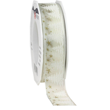 Artikelbild 1 für PRÄSENT Geschenkband Monterey seidenmatt weiß 25,0 mm x 20,0 m, Artikelnummer 462372