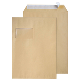 Artikelbild 1 für STEINMETZ Versandtaschen DIN C4 mit Fenster braun 250 St., Artikelnummer 862458