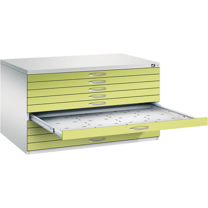 Artikelbild für CP 7200 Planschrank clowngrün, lichtgrau 10 Schubladen 135,0 x 96,0 x 76,0 cm, 1 St., Artikelnummer 682942