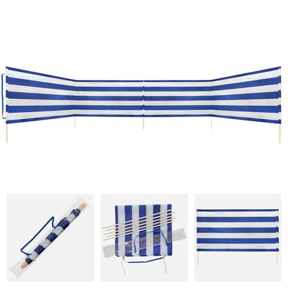 Artikelbild 4 für Idena Strand-Windschutz weiß, blau 600,0 x 80,0 cm, Artikelnummer 745507