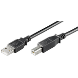 Artikelbild 1 für goobay USB 2.0 A/USB 2.0 B Kabel 1,8 m schwarz, 1 St., Artikelnummer 643799