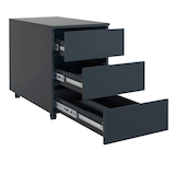 Artikelbild 1 für VCM my office Dalosa Rollcontainer anthrazit 3 Auszüge 39,0 x 70,0 x 55,0 cm, Artikelnummer 911273