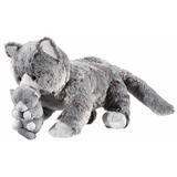Artikelbild 1 für heunec® Katzenmami mit Baby Misanimo Kuscheltier, Artikelnummer 949026
