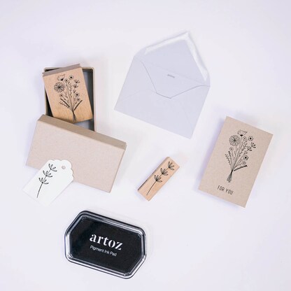 Artikelbild 4 für artoz Motivstempel Blumenstrauss 4,0 x 6,0 cm, 1 St., Artikelnummer 129029