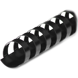 Artikelbild 1 für LMG Kunststoffbinderücken schwarz für 45 Blatt, 100 St., Artikelnummer 545780