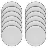 Artikelbild 1 für ID Fine Teller Modest Black Lona grau Ø 25,0 cm, 12 St., Artikelnummer 634069