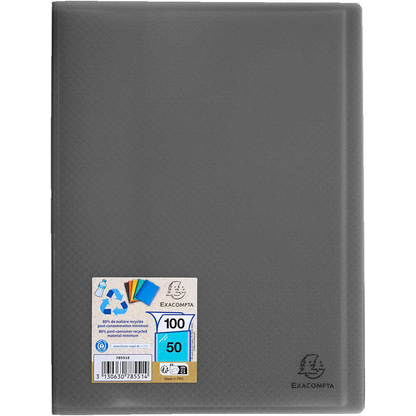 Artikelbild 4 für Exacompta Opak Sichtbuch DIN A4, 50 Hüllen schwarz, 1 St., Artikelnummer 681058