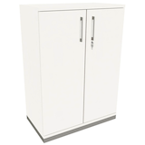 Artikelbild 1 für fm Aktenschrank Oldenburg, 4260649680971 weiß 2 Fachböden 80,0 x 44,2 x 113,3 cm, Artikelnummer 404964