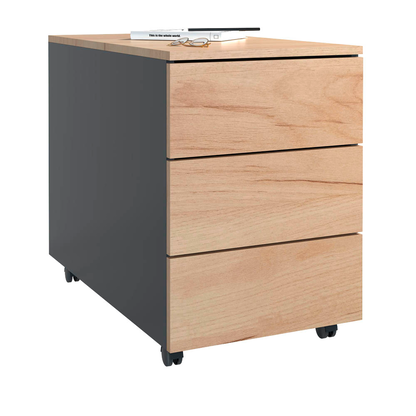 Artikelbild 6 für VCM my office Dalosa Rollcontainer anthrazit, eiche 3 Auszüge 39,0 x 70,0 x 55,0 cm, Artikelnummer 911291