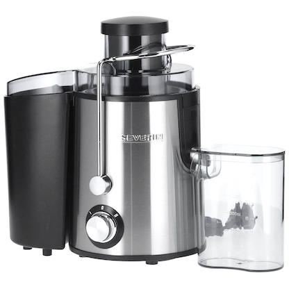 Artikelbild 3 für SEVERIN ES 3566 Entsafter schwarz/ silber ca. 400 W, Artikelnummer 981360