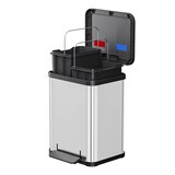 Artikelbild 1 für Hailo Öko duo Plus M Mülltrenner 2x 9,0 l edelstahl, 1 St., Artikelnummer 353694
