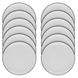 Artikelbild 1 für ID Fine Teller Modest Black Lona grau Ø 21,0 cm, 12 St., Artikelnummer 634099