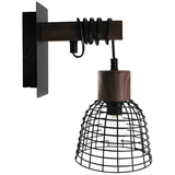 Artikelbild 1 für meet powered by PAPERFLOW Maryland Wandleuchte schwarz, akazie, Artikelnummer 676096