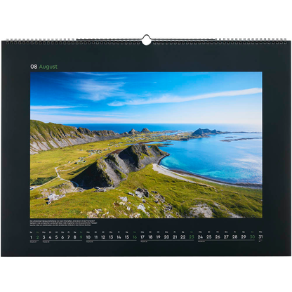 Artikelbild 10 für KUNTH Monats-Wandkalender Hurtigruten 2026, 1 St., Artikelnummer 575938