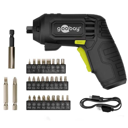 Artikelbild 2 für goobay 77818 Akku-Schrauber-Set, mit 1 Akku, Artikelnummer 779559