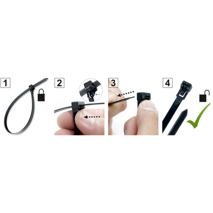 Artikelbild 4 für CON:P Kabelbinder-Set schwarz, 75 St., Artikelnummer 260632