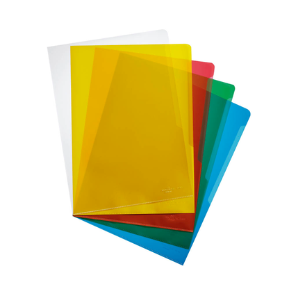 Artikelbild 2 für DURABLE Sichthüllen 2337 DIN A4 farbsortiert genarbt 0,10 mm, 100 St., Artikelnummer 158196