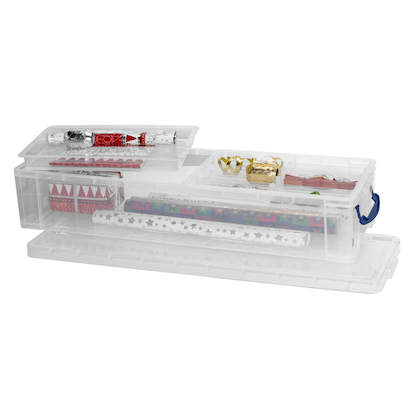 Artikelbild für Really Useful Box Aufbewahrungsbox 22,0 l transparent 80,0 x 25,5 x 15,5 cm, 1 St., Artikelnummer 156372