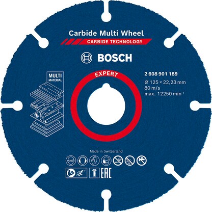 Artikelbild für BOSCH Trennscheibe EXPERT Carbide Multi Wheel, 1 St., Artikelnummer 795843