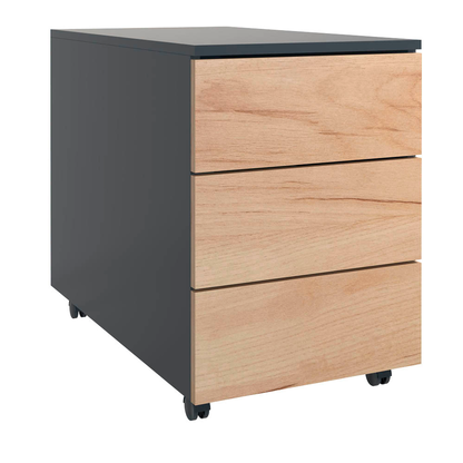 Artikelbild 7 für VCM my office Dalosa Rollcontainer anthrazit, eiche 3 Auszüge 39,0 x 70,0 x 55,0 cm, Artikelnummer 911291