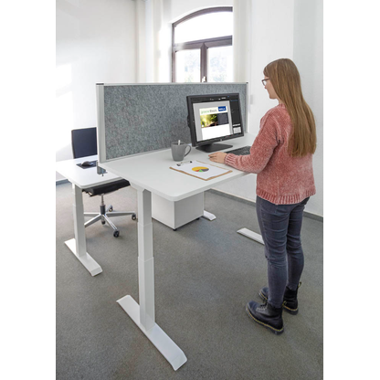 Artikelbild 3 für MAUL Akustik-Tischtrennwand MAULconnecto 9752295, hellgrau 120,0 x 51,5 cm, 1 St., Artikelnummer 156966