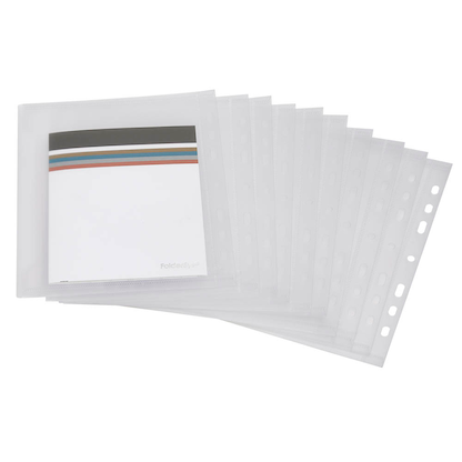 Artikelbild 2 für FolderSys Dokumententaschen DIN A5 transparent genarbt 0,20 mm, 10 St., Artikelnummer 994434