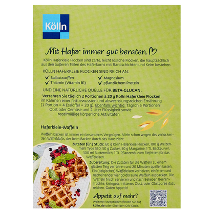 Artikelbild 4 für Kölln Balance Haferkleie Haferflocken 250,0 g, 1 St., Artikelnummer 296206