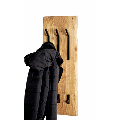 Artikelbild für HAKU Möbel Wandgarderobe 52976 akazie Holz 6 Haken 36,0 x 100,0 cm, Artikelnummer 340259