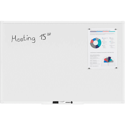 Artikelbild für MAUL Whiteboard MAULprimo 90,0 x 60,6 cm weiß kunststoffbeschichteter Stahl, Artikelnummer 444129