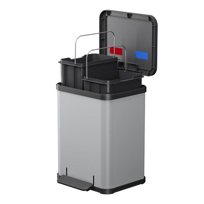 Artikelbild für Hailo Öko duo Plus M Mülltrenner 2x 9,0 l grau, 1 St., Artikelnummer 353678