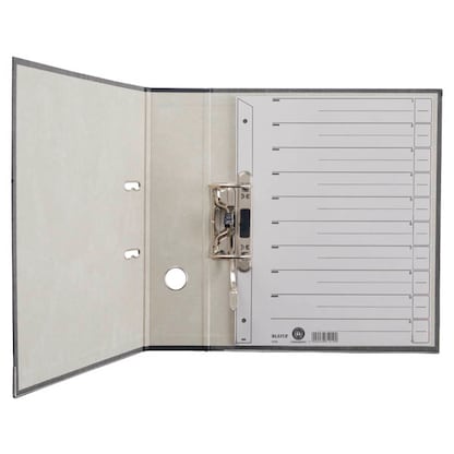 Artikelbild 2 für LEITZ Trennblätter 1650 DIN A4 1-0 grau, 200 g/qm, 100 St., Artikelnummer 781039