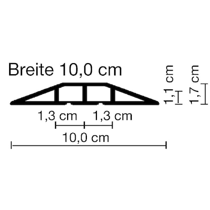 Artikelbild 6 für EHA Kabelbrücke 3,0 m schwarz, Artikelnummer 379909