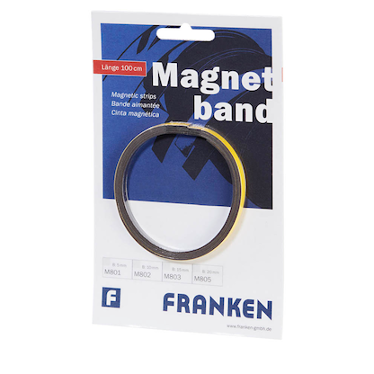 Artikelbild 4 für FRANKEN Magnetband gelb 0,5 cm x 1,0 m, 1 St., Artikelnummer 351229