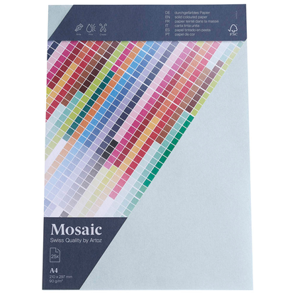 Artikelbild für artoz Briefpapier Mosaic hellblau DIN A4 90 g/qm 25 Blatt, Artikelnummer 959403