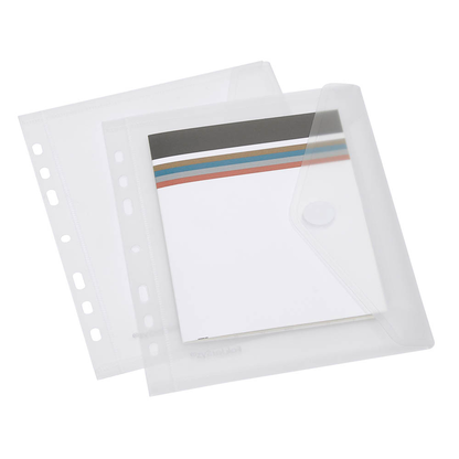 Artikelbild 3 für FolderSys Dokumententaschen DIN A5 transparent genarbt 0,20 mm, 10 St., Artikelnummer 994434