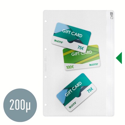 Artikelbild 9 für LEITZ Gleitverschlussbeutel 4040 DIN A4 transparent 0,20 mm, 5 St., Artikelnummer 347708