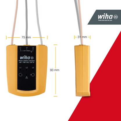 Artikelbild 3 für Wiha Drehfeldrichtungsanzeiger 45221, Artikelnummer 717771