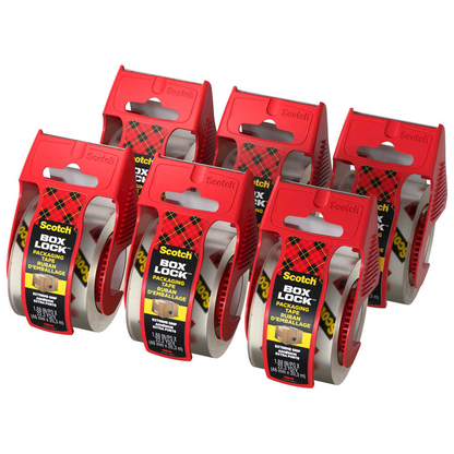 Artikelbild für Scotch Packbänder Box Lock™ transparent 48,0 mm x 20,0 m 6 Rollen, Artikelnummer 747929