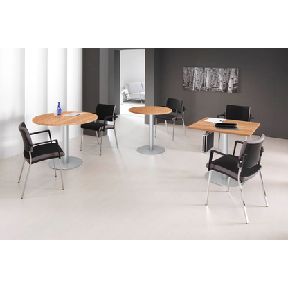 Artikelbild 4 für HAMMERBACHER Bistrotisch quadratisch Spanplatte buche 80,0 x 80,0 x 74,5 cm, 1 St., Artikelnummer 587206