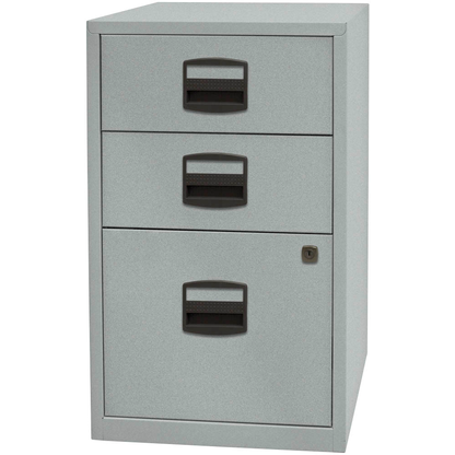 Artikelbild 5 für BISLEY Home Standcontainer silber 3 Auszüge Kunststoff-Muldengriff schwarz 41,3 x 40,0 x 67,2 cm, Artikelnummer 263119