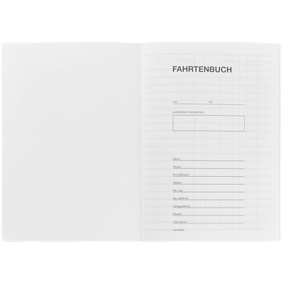 Artikelbild 3 für Fahrtenbuch, Pkw mit Kraftstoffverbrauch Formularbuch 4251, 1 St., Artikelnummer 884167