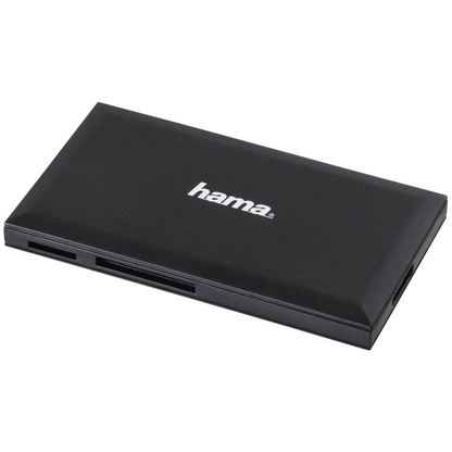 Artikelbild 2 für hama Multi-microSD, SD, Memory Stick, Compact Flash-Kartenleser schwarz, Artikelnummer 554624