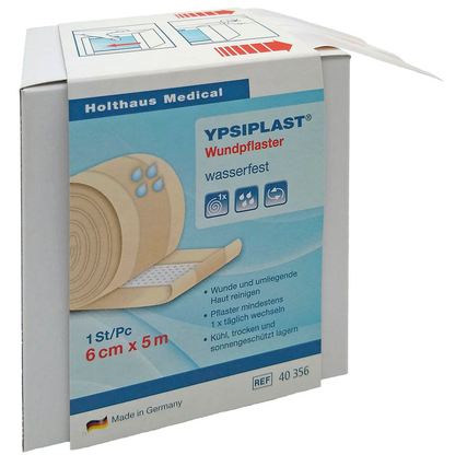 Artikelbild für Holthaus Medical Pflaster YPSIPLAST® 40356 beige 6,0 cm x 5,0 m, 1 St., Artikelnummer 656629
