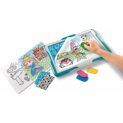 Artikelbild 2 für Maped® Creativ Magische Maltafel TEXTUR´ART Ritter türkis, Artikelnummer 300469